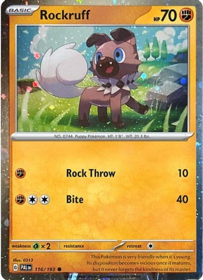 Rockruff (Cosmos Holo) SV: Scarlet & Violet Promo Cards Pokemon card