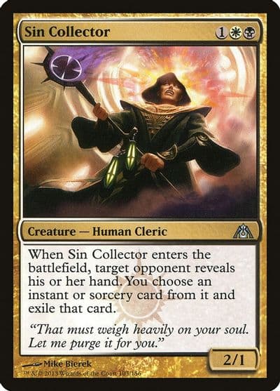 Sin Collector Dragon's Maze Magic card