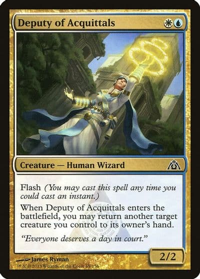 Deputy of Acquittals Dragon's Maze Magic card