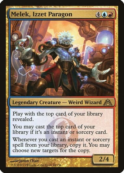 Melek Izzet Paragon Dragon's Maze Magic card
