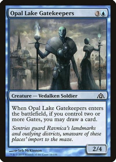 Opal Lake Gatekeepers Dragon's Maze Magic card