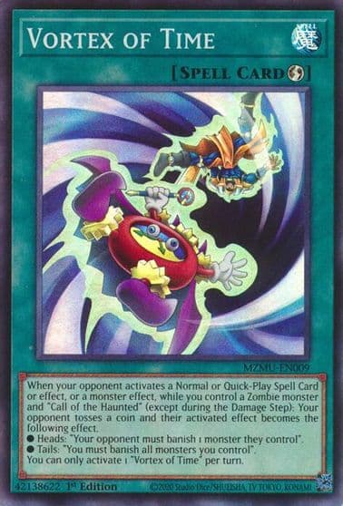 Vortex of Time Maze of Muertos Yu-Gi-Oh! card
