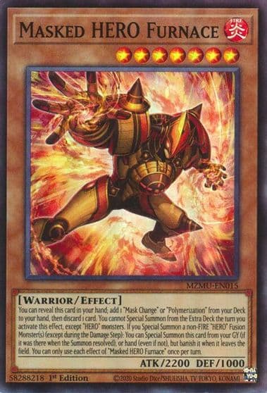 Masked HERO Furnace Maze of Muertos Yu-Gi-Oh! card