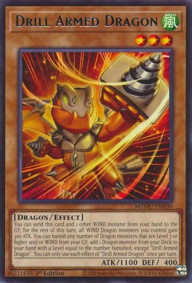 Drill Armed Dragon Maze of Muertos Yu-Gi-Oh! card