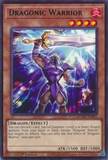 Dragonic Warrior Maze of Muertos Yu-Gi-Oh! card