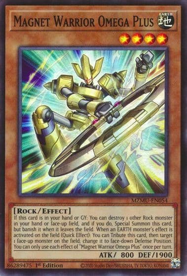 Magnet Warrior Omega Plus Maze of Muertos Yu-Gi-Oh! card