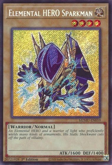 Elemental HERO Sparkman Maze of Muertos Yu-Gi-Oh! card