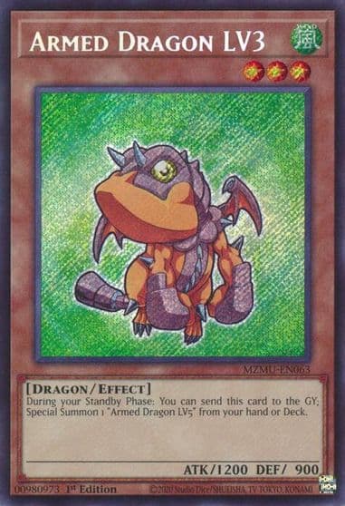 Armed Dragon LV3 Maze of Muertos Yu-Gi-Oh! card