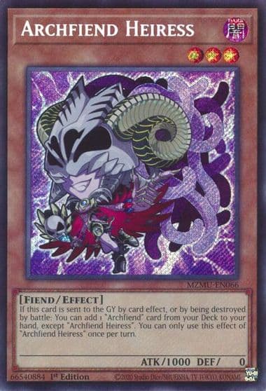 Archfiend Heiress Maze of Muertos Yu-Gi-Oh! card
