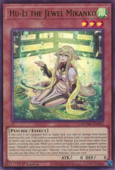 Hu Li the Jewel Mikanko Maze of Muertos Yu-Gi-Oh! card