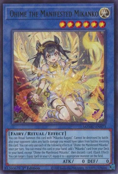 Ohime the Manifested Mikanko Maze of Muertos Yu-Gi-Oh! card