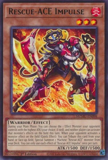 Rescue ACE Impulse Maze of Muertos Yu-Gi-Oh! card