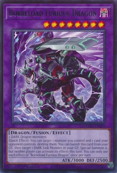 Borreload Furious Dragon Maze of Muertos Yu-Gi-Oh! card