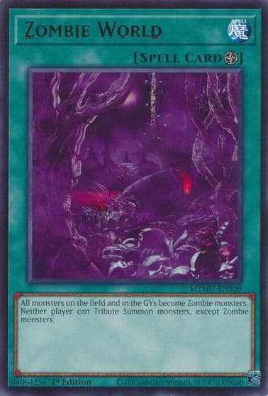 Zombie World Maze of Muertos Yu-Gi-Oh! card