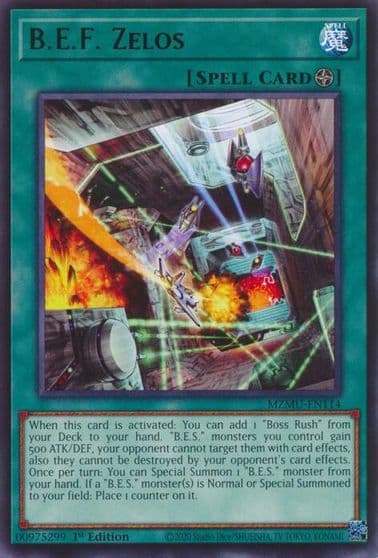BEF Zelos Maze of Muertos Yu-Gi-Oh! card