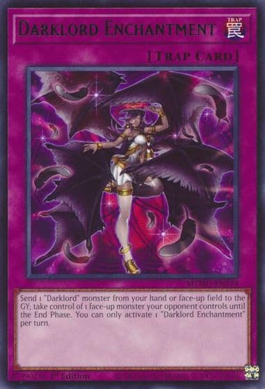 Darklord Enchantment Maze of Muertos Yu-Gi-Oh! card