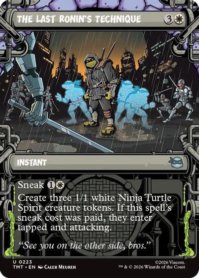 The Last Ronins Technique Showcase Teenage Mutant Ninja Turtles Magic card