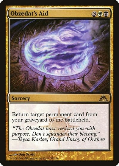 Obzedats Aid Dragon's Maze Magic card