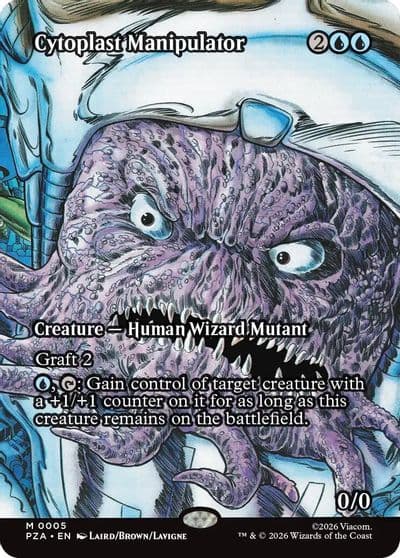 Cytoplast Manipulator Borderless Teenage Mutant Ninja Turtles Source Material Magic card