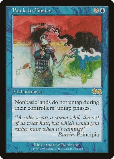 Back to Basics Urza's Saga Magic card