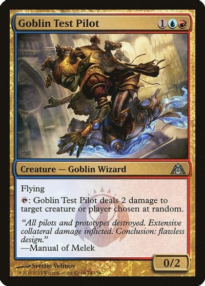 Goblin Test Pilot Dragon's Maze Magic card