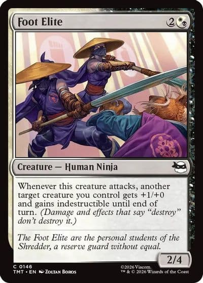 Foot Elite Teenage Mutant Ninja Turtles Magic card