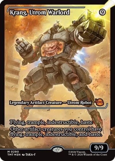 Krang Utrom Warlord Showcase Teenage Mutant Ninja Turtles Magic card