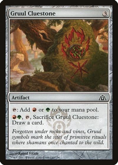 Gruul Cluestone Dragon's Maze Magic card
