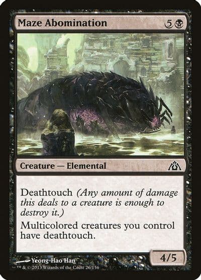 Maze Abomination Dragon's Maze Magic card