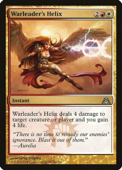 Warleaders Helix Dragon's Maze Magic card