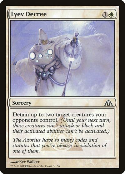 Lyev Decree Dragon's Maze Magic card