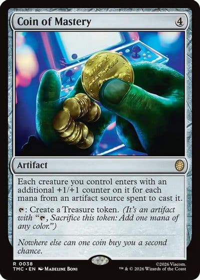 Coin of Mastery Commander: Teenage Mutant Ninja Turtles Magic card