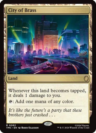 City of Brass Commander: Teenage Mutant Ninja Turtles Magic card