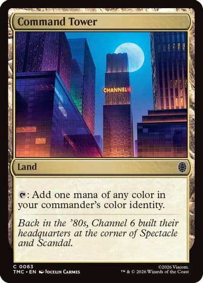 Command Tower Commander: Teenage Mutant Ninja Turtles Magic card