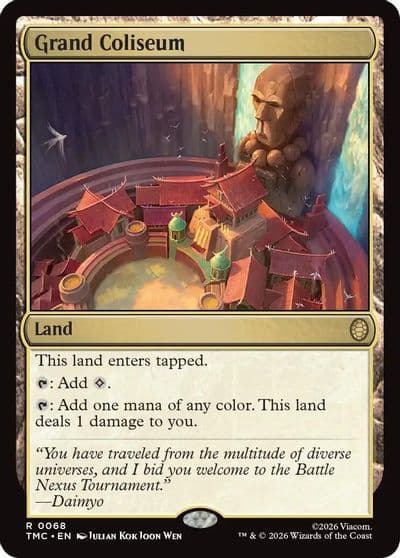 Grand Coliseum Commander: Teenage Mutant Ninja Turtles Magic card
