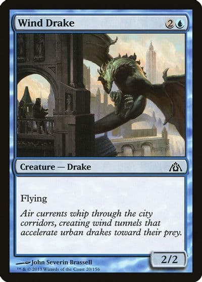 Wind Drake Dragon's Maze Magic card