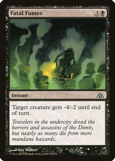 Fatal Fumes Dragon's Maze Magic card