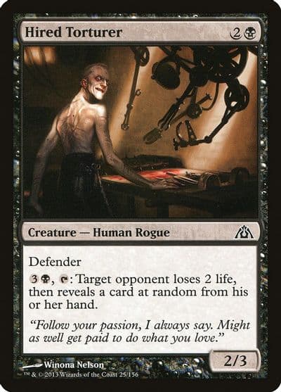 Hired Torturer Dragon's Maze Magic card