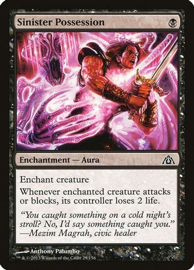 Sinister Possession Dragon's Maze Magic card