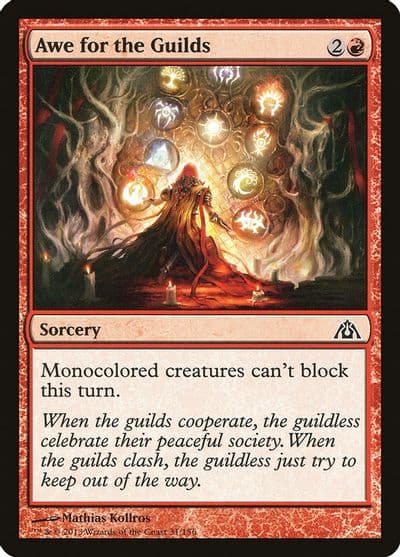Awe for the Guilds Dragon's Maze Magic card