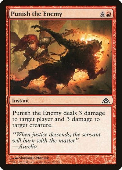 Punish the Enemy Dragon's Maze Magic card