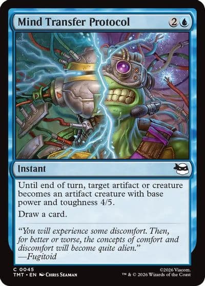 Mind Transfer Protocol Teenage Mutant Ninja Turtles Magic card
