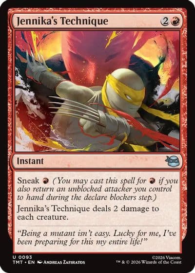 Jennikas Technique Teenage Mutant Ninja Turtles Magic card