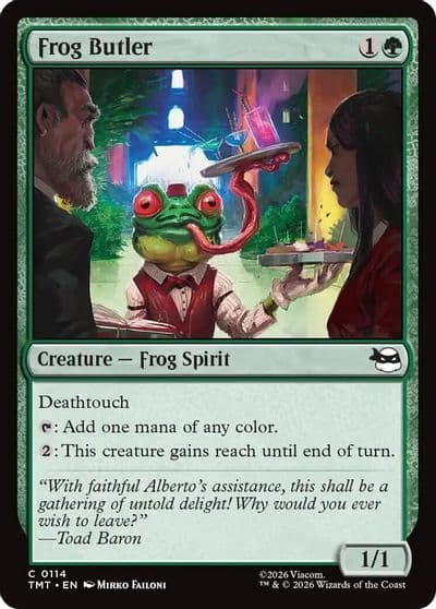 Frog Butler Teenage Mutant Ninja Turtles Magic card