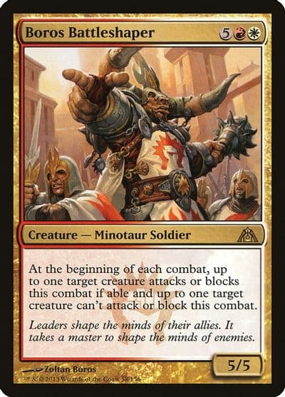 Boros Battleshaper Dragon's Maze Magic card