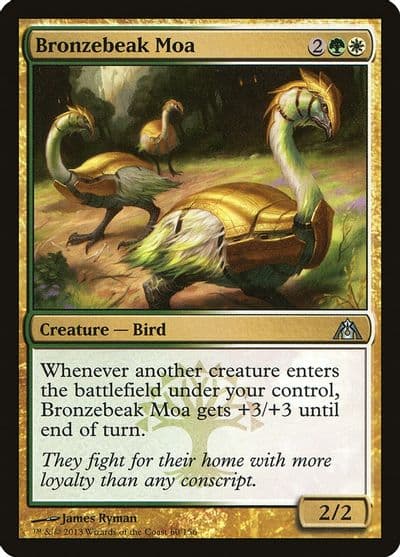 Bronzebeak Moa Dragon's Maze Magic card