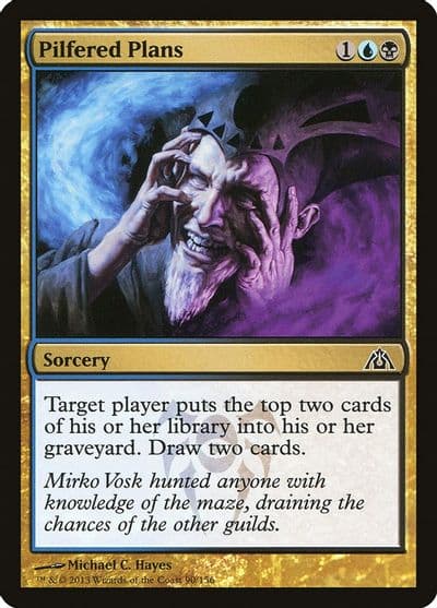 Pilfered Plans Dragon's Maze Magic card