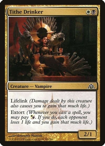Tithe Drinker Dragon's Maze Magic card