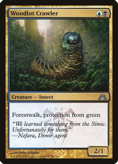 Woodlot Crawler Dragon's Maze Magic card