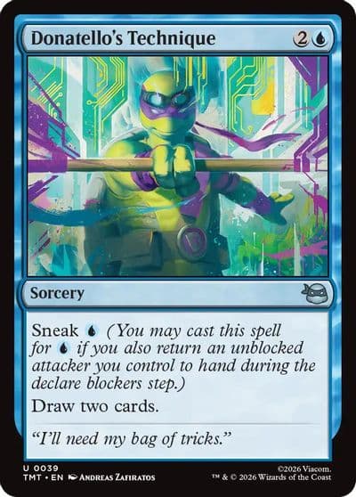 Donatellos Technique Teenage Mutant Ninja Turtles Magic card